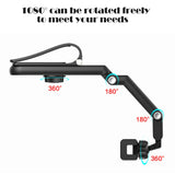 Car Phone Holder Mount,360°Rotatable Retractable Car Phone Holder,Multifunctional Adjustable Mount Cell Phone Holder for Car
