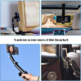 Car Phone Holder Mount,360°Rotatable Retractable Car Phone Holder,Multifunctional Adjustable Mount Cell Phone Holder for Car
