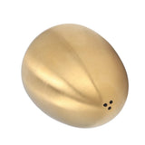 Stainless Steel Egg Shaped Spice Jar Pepper Shaker for Home and Kitchen Utensils  Barbecue Restaurant Banquet Party(Gold)