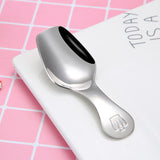Small Salt Spoon Short Stainless Steel Silver Mini Scoop for Jars, Jam, Spices, Condiments, Seasoning, Sugar, Honey, Coffee, Tea In Australia - Darrahopens