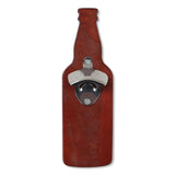 Beer Bottle Opener, Wooden Unique Gift Auto Snap 2 Pcs Fridge Bottle Opener for Brick for Cement for Metal Wall