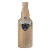 Beer Bottle Opener, Wooden Unique Gift Auto Snap 2 Pcs Fridge Bottle Opener for Brick for Cement for Metal Wall