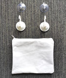 Beard Trimming Catcher, Beard Hair Catcher for Men Shaving, Non-Stick Beard Apron Cape Grooming Cloth, with Suction Cups - White In Australia - Darrahopens