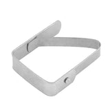 Stainless Steel Home Kitchen Teapot Table Cloth Holders Clip Clamp 4pcs Silver Tone Cloth Clip/Holders Premium Table Cover