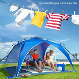 Heavy Duty Rubber Bungee Cords with Hooks Outdoor, 4 PCS Elastic Tie Down Bungee Straps Set for Moving Cargo, Bike, Luggage Rack In Australia - Darrahopens
