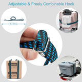 Heavy Duty Rubber Bungee Cords with Hooks Outdoor, 4 PCS Elastic Tie Down Bungee Straps Set for Moving Cargo, Bike, Luggage Rack In Australia - Darrahopens