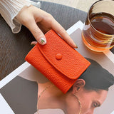 Short Wallet for Women Simple Trifold Cowhide Wallets Korean Fashion Envelope Coin Purse Female Slim Card Holder In Australia - Darrahopens