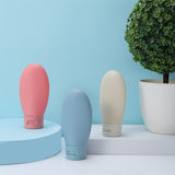 3 Pcs Travel Bottles Set,60 ML Travel Bottles & Containers,Small Mini Empty Plastic Squeeze Bottles for Travel Toiletries,Shampoo