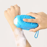 Silicone Body Brush - Exfoliating Bath Scrubber-Soft Shower Loofah for Kids and Adults - Alternative to Traditional Back(2pcs) In Australia - Darrahopens
