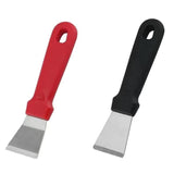 Kitchen Cleaning Spatula Scraper Cleaning Oven Cooker Tools Utility Knife Kitchen Accessories for Decontamination (2, Black+Red)