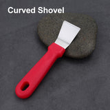 Kitchen Cleaning Spatula Scraper Cleaning Oven Cooker Tools Utility Knife Kitchen Accessories for Decontamination (2, Black+Red) In Australia - Darrahopens