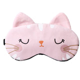 Sleeping Eye Mask Soft Plush Cartoon Cat Blindfold Comfortable Animal Eye Cover Funny Novelty Sleeping Eye Shade for Women Men In Australia - Darrahopens