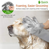 Reusable Silicone Dishwashing Gloves, Dishwashing Gloves with Scrubber, Household Kitchen Gloves, Pet Grooming