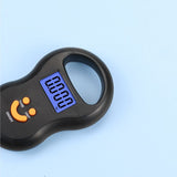 Portable Luggage Scale/Suitcase Scale Backlit LCD Display with Fishing Hanging Hook for Home Travel Outdoor Black