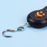 Portable Luggage Scale/Suitcase Scale Backlit LCD Display with Fishing Hanging Hook for Home Travel Outdoor Black