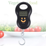 Portable Luggage Scale/Suitcase Scale Backlit LCD Display with Fishing Hanging Hook for Home Travel Outdoor Black