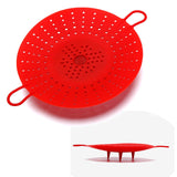Silicone Vegetable and Food Steamer Basket,Good Grips Silicone Steamer for Instant Pot-8.5 in,Red Compatible Cooking Pots In Australia - Darrahopens
