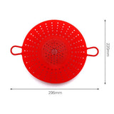 Silicone Vegetable and Food Steamer Basket,Good Grips Silicone Steamer for Instant Pot-8.5 in,Red Compatible Cooking Pots In Australia - Darrahopens