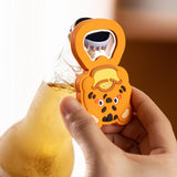 Bottle Opener, Magnetic Cartoon Animal Shape Strong PVC Metal Multifunction Beer Opener for Home Party Office(Tiger) In Australia - Darrahopens
