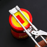 Jar & Bottle Opener, Adjustable Multifunctional Stainless Steel Can Opener Jar Lid Gripper, Manual, Kitchen Accessories