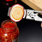 Jar & Bottle Opener, Adjustable Multifunctional Stainless Steel Can Opener Jar Lid Gripper, Manual, Kitchen Accessories In Australia - Darrahopens