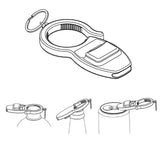 New 3 in 1 Multifunctional Bottle Opener for Drinks Set,Beer,Etc. Bottle Opener to Protect Nails, Comes with a Portable Pendant