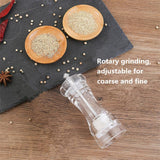 Acrylic Pepper Pepper Mill,Adjustable Coarseness,Ceramic Grinding Mechanism and That Can Be Used for Pepper, Cumin - 6 Inch In Australia - Darrahopens