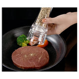 Acrylic Pepper Pepper Mill,Adjustable Coarseness,Ceramic Grinding Mechanism and That Can Be Used for Pepper, Cumin - 6 Inch