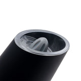 Gravity Electric Salt and Pepper Grinder, Automatic Pepper Grinder, Battery Powered LED Light with Adjustable Thickness-Black