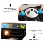 2pcs Oven Mitts Magnetic Oven Mitts Silicone Oven Hot Mitts Teapot Holders Anti- Scald Handle Cover Mini In Australia - Darrahopens