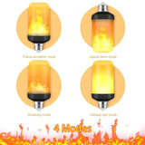 "Flame Light Bulbs,Flame Outdoor Light Bulbs with Upside Down Effect, E26 Decorative Lights for Halloween,Christmas,Party