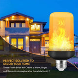 "Flame Light Bulbs,Flame Outdoor Light Bulbs with Upside Down Effect, E26 Decorative Lights for Halloween,Christmas,Party