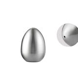 2 Pcs Pepper Dispenser Egg Shape Pepper Shaker Hole Condiment Jar Stainless Steel Kitchen Seasoning Salt Jar Airtight Decorative In Australia - Darrahopens
