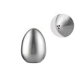 2 Pcs Pepper Dispenser Egg Shape Pepper Shaker Hole Condiment Jar Stainless Steel Kitchen Seasoning Salt Jar Airtight Decorative In Australia - Darrahopens