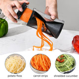 Spiral Slicer Durable Veggie Spiral Cutter Sturdy Vegetable Spiralizer for Cutting Cucumber Carrot Zucchini