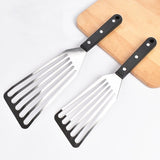 Fish Spatula, 2 Pack Stainless Steel Metal Spatula, Slotted Spatulas for Cooking, Flipping, Turning, Frying and Grilling In Australia - Darrahopens