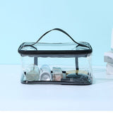 Clear Lunch Box For Women And Men See Through Zipper Handbag Clear Bag For Work, Travel,Airport,Concerts,Sports,Stadium Approved