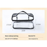 Clear Lunch Box For Women And Men See Through Zipper Handbag Clear Bag For Work, Travel,Airport,Concerts,Sports,Stadium Approved