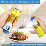 Oil Sprayer for Cooking, Olive Oil Sprayer Mister, 150ml Olive Oil Spray Bottle, Olive Oil Spray for Salad, BBQ, Kitchen Baking