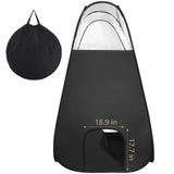 Large Spray Tan Tent, Quick Setup Portable Tanning Booth with Clear PVC Window, Foldable Spray Tanning Tent with Carry Bag, Easy Clean Spray Booth for Home Salon Use, 47 x 47 x 83 in In Australia - Darrahopens