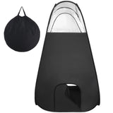 Large Spray Tan Tent, Quick Setup Portable Tanning Booth with Clear PVC Window, Foldable Spray Tanning Tent with Carry Bag, Easy Clean Spray Booth for Home Salon Use, 47 x 47 x 83 in In Australia - Darrahopens