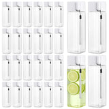 30PCS Clear Plastic Water Bottles, 17oz Reusable Sports Water Bottle with Leakproof Lid, Portable Drink Container for Fitness, Travel, Office, Camping, Gym In Australia - Darrahopens