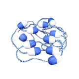 Swimming Pool Divider Floating Buoy Lane Rope Blue White Marker for Pool Training Hot Springs Beach Spa Water Safety Lane Separation Outdoor Boundary Accessory Hot Weather Travel Safety Accessory In Australia - Darrahopens