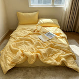 Double Layer Gauze Cotton Summer Quilt Breathable Grade A Air Conditioning Blanket Soft Lightweight Thin Comforter for Dorm Bed Sofa 150x200cm