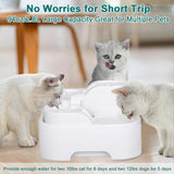 Cat Water Fountain,Pet Drinking Fountain for Multiple Pet,Ultra Silent Cat Water Bowl ,for Small Medium Cat Kitty