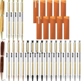 20 Sets Woodturning Pen Kits Project Supplies Including 7mm Slimline Pen Kits for Lathe Turning Package DIY Crafts C In Australia - Darrahopens