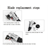 Pneumatic Chamfering Tool 45 Degree Metal Deburring Trimming Machine Arc Edge Beveler Kit for Engineering