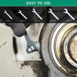 240PCS Grease Fittings Assortment,SAE & Metric Zerk Grease Fittings Straight 45 90 Degree with Wrench Kit(7-11mm)