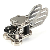 Mini Aluminum Alloy CW Morse Key Portable Telegraph Key Paddle Key with Magnetic Base for Ham Radio HF Short Wave