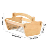 Garden Harvest Basket, Large Vegetable Hod for Gardeners - Garden Basket with Rotating Handle Makes Washing Your Fruits and Veggies a Breeze | Reinforced Frame